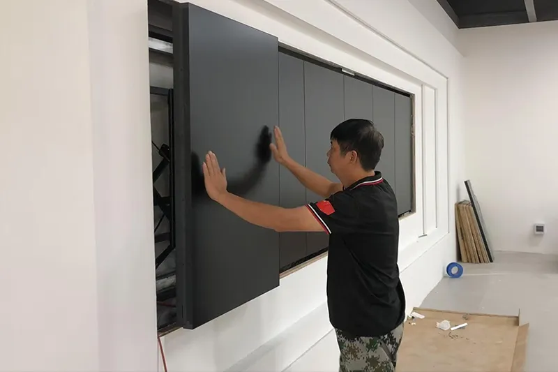 Процес на инсталиране на LED дисплей